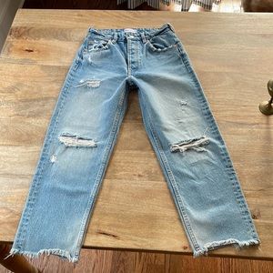 Zara cropped denim
